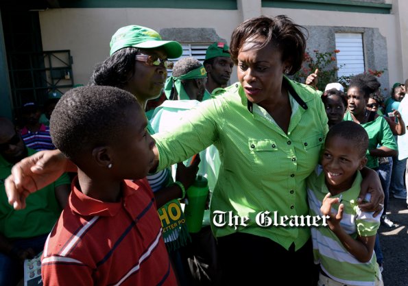 Jermaine Barnaby/Photographer

JLP area council meeting at Olympic gardens on Sunday January 31, 2016. *** Local Caption *** Jermaine Barnaby/Photographer



The children flocked to Juliet Holness who is to contest the East Rural St Andrew seat for the JLP.